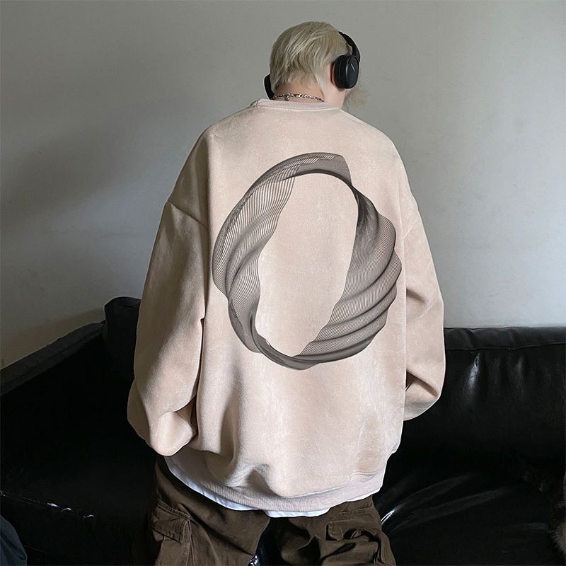 Streetwear Brand Cheap - Fleece-Lined Warm American Style Winter Sweatshirts