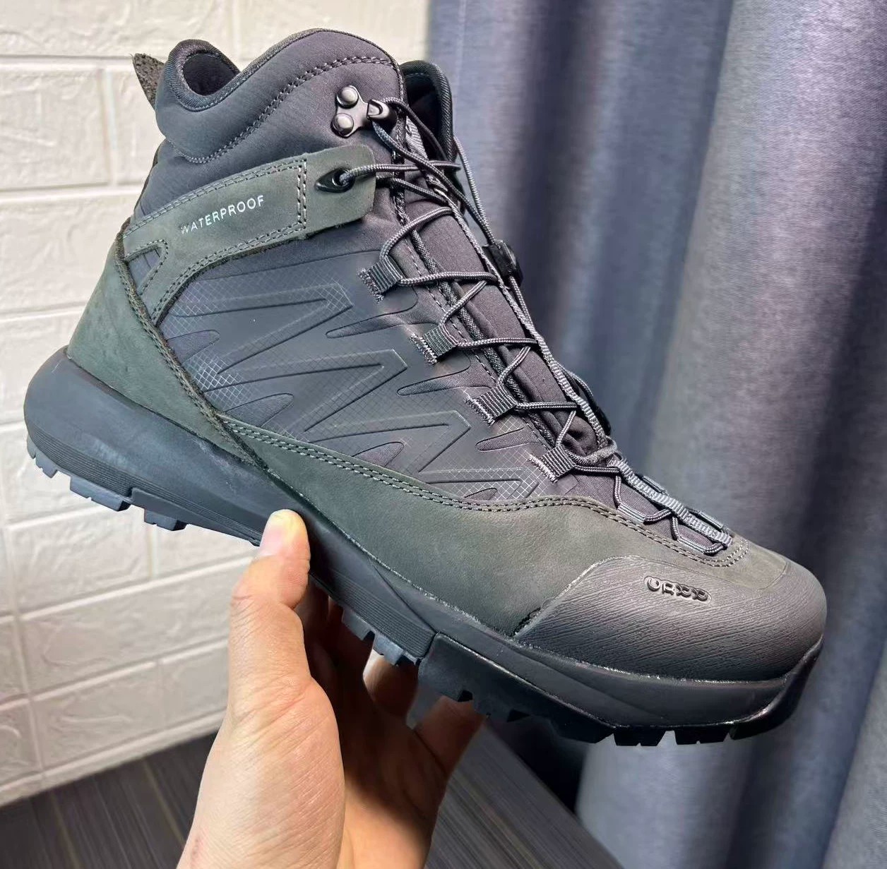 High Top Hiking Leather Shoes  - Streetwear Outdoor Brand recension och pris