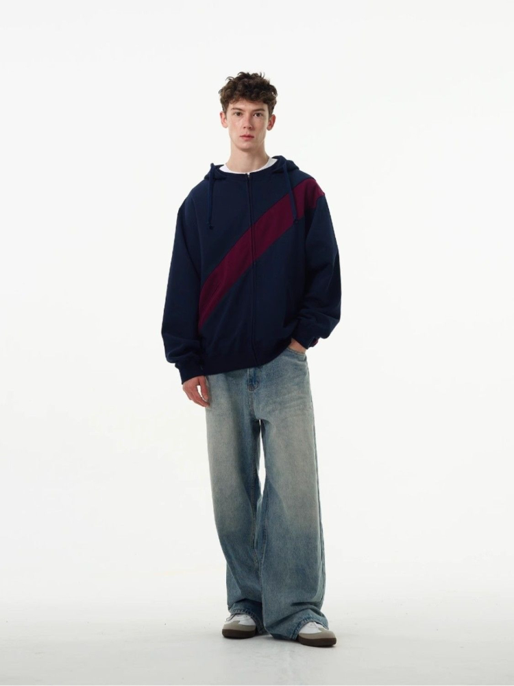Splicing Colour Office Work Ma - Streetwear Brand Cheap recension och pris