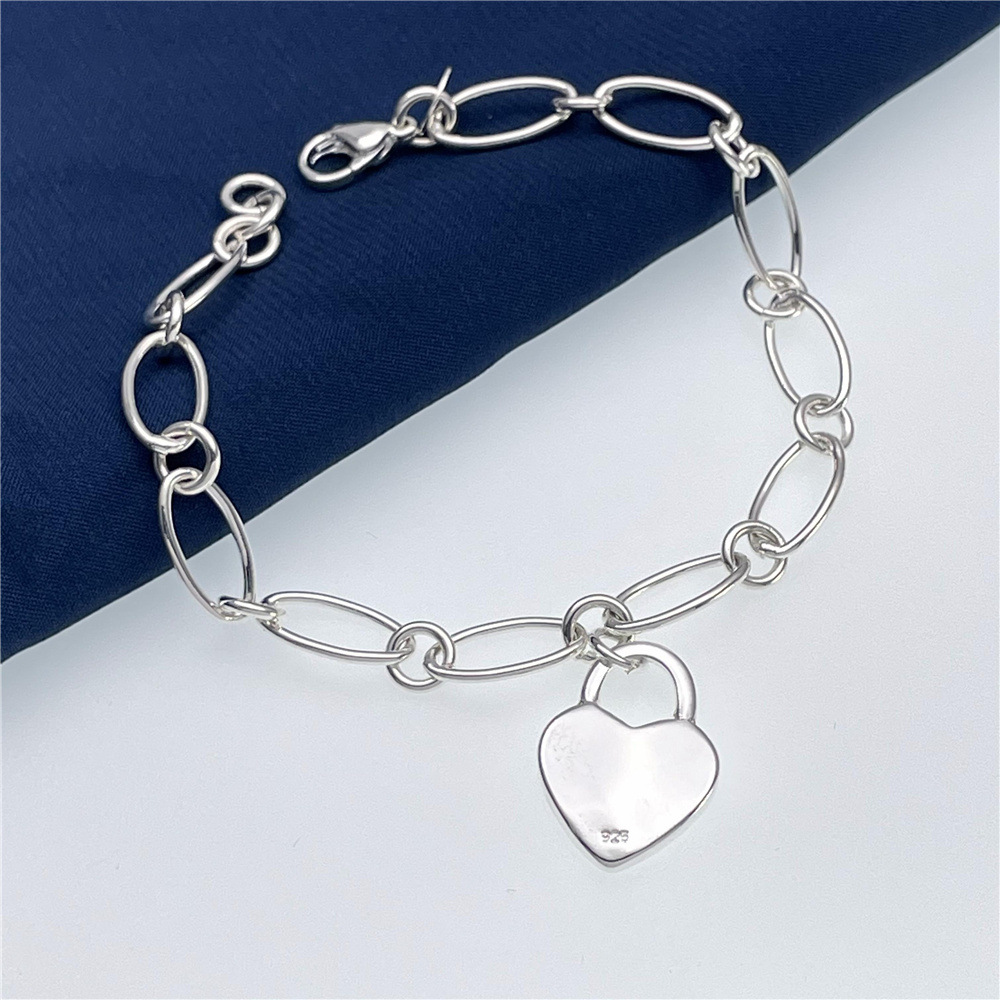 Popular Brands 925 sterling Si - Streetwear Brand Heart recension och pris