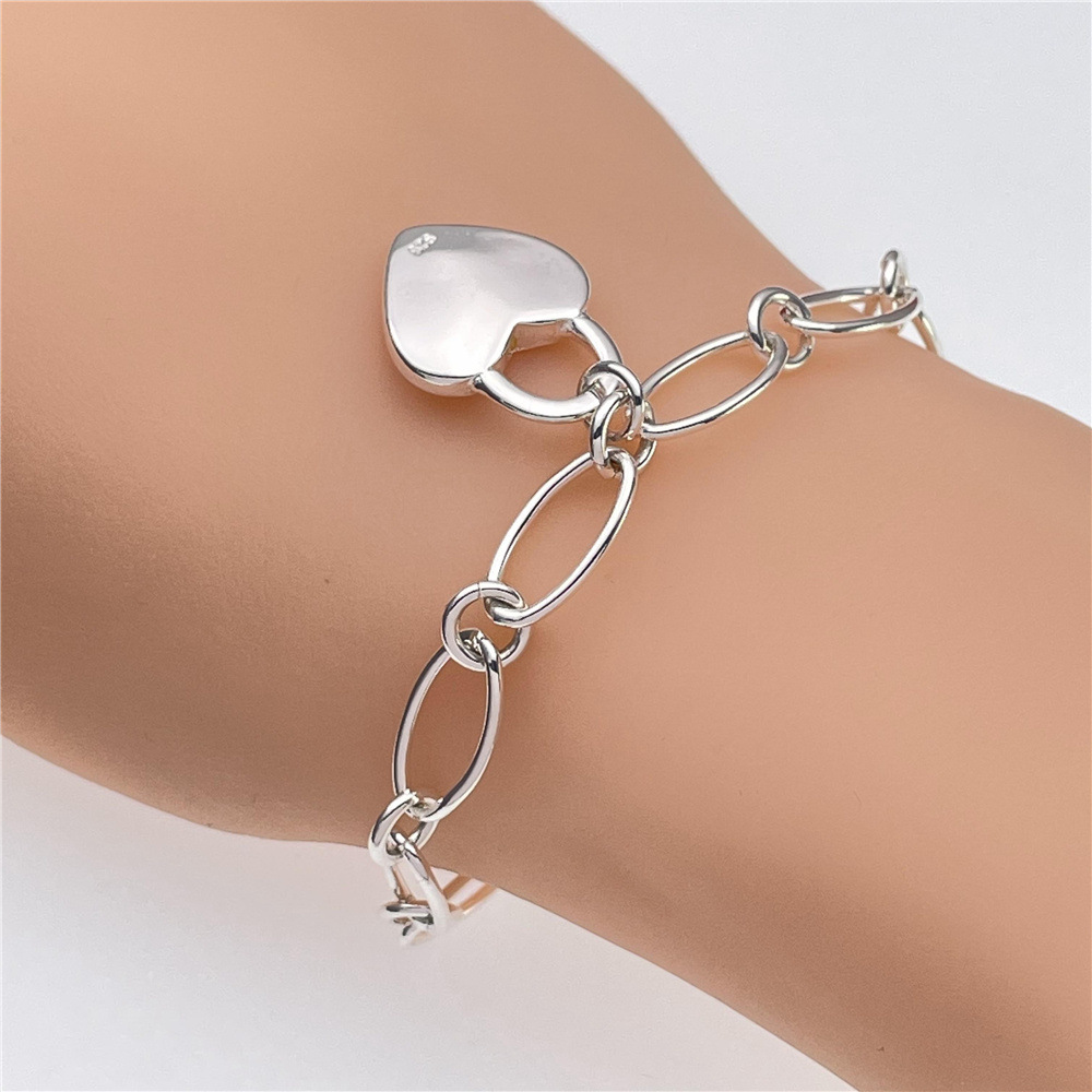 Popular Brands 925 sterling Si - Streetwear Brand Heart recension och pris