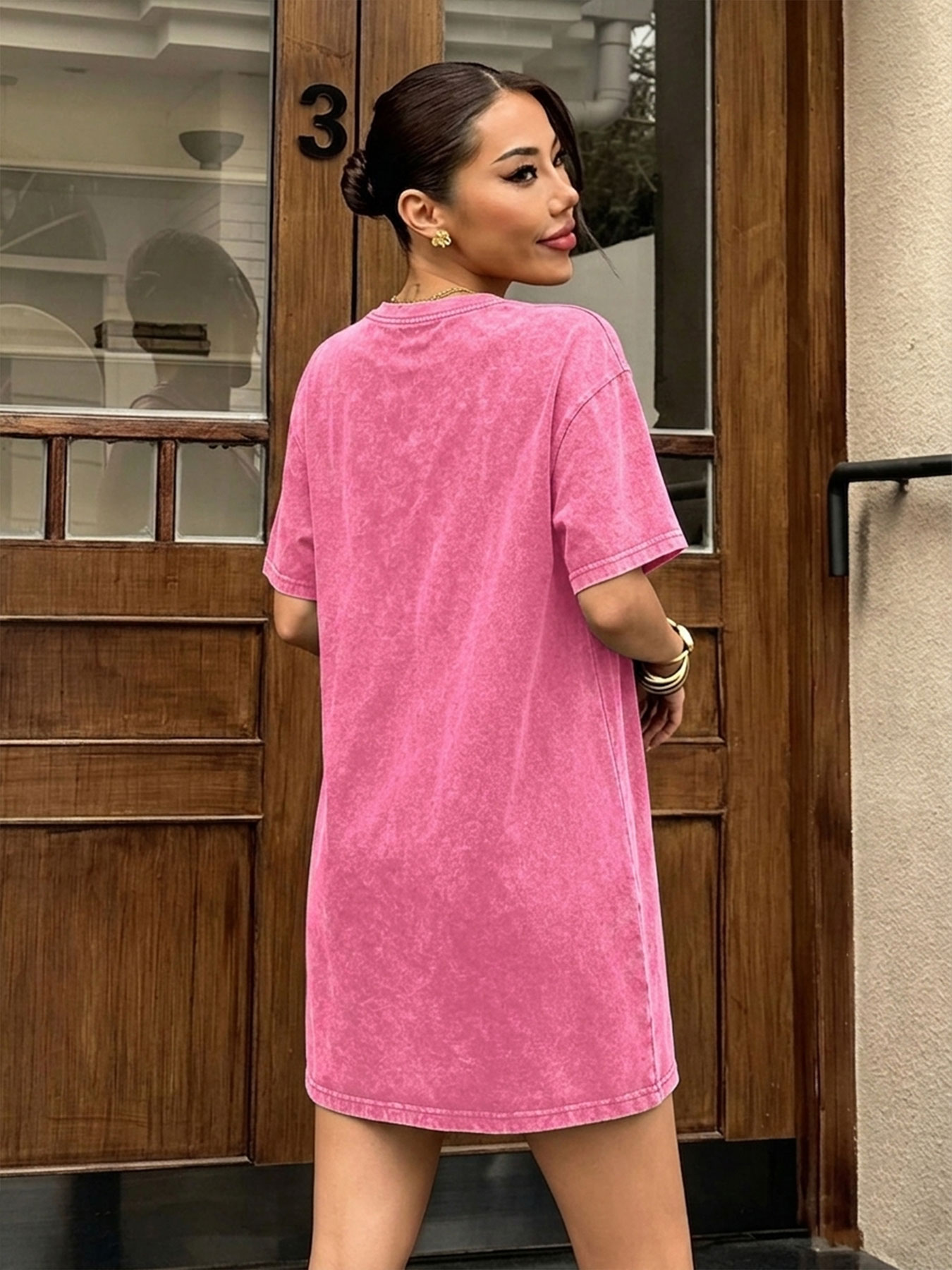 Vintage Washed Retro T-shirt D - Streetwear Brand Heart recension och pris