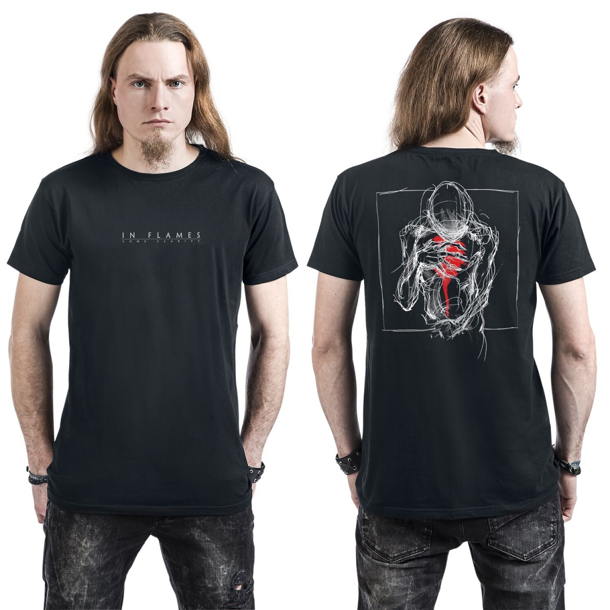 Y2k in Flames Graphic Cotton T - Streetwear Brand Y2K recension och pris