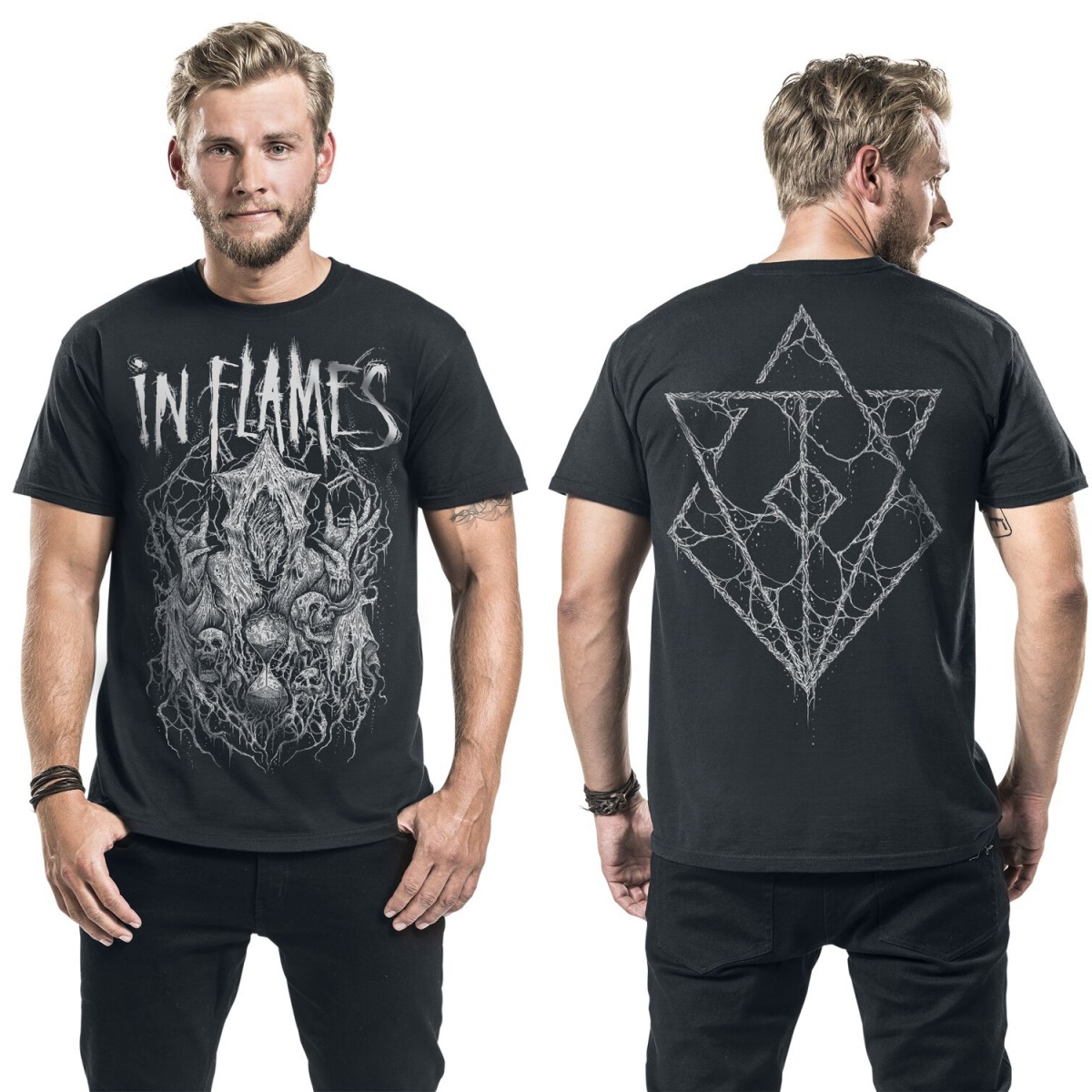 Y2k in Flames Graphic Cotton T - Streetwear Brand Y2K recension och pris