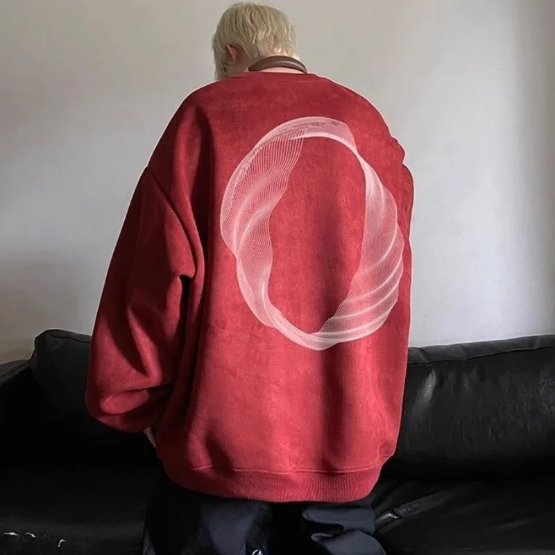 Fleece-Lined Warm American Sty - Streetwear Brand Cheap recension och pris