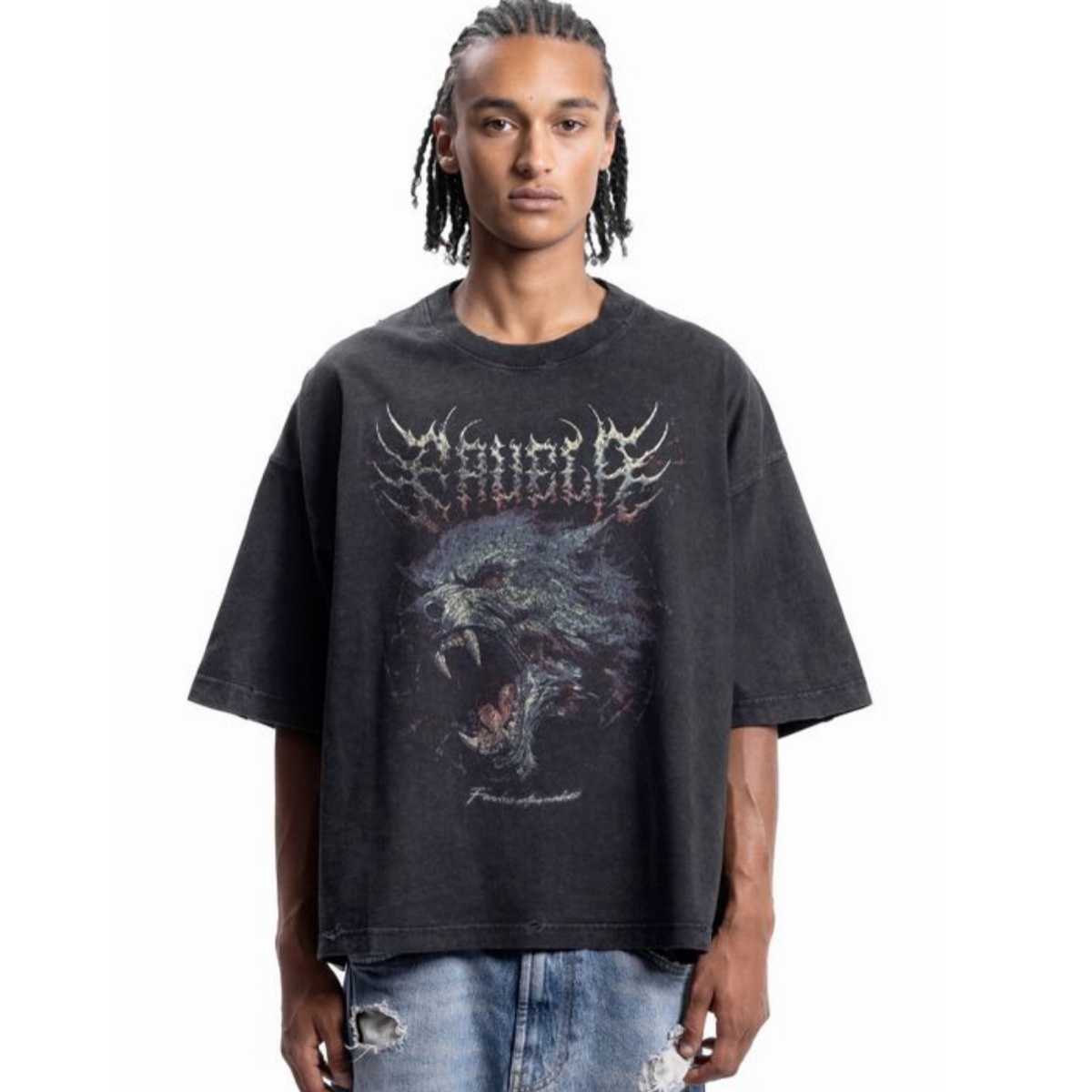 Sacred Heart Metal Font Street - Streetwear Brand Heart recension och pris