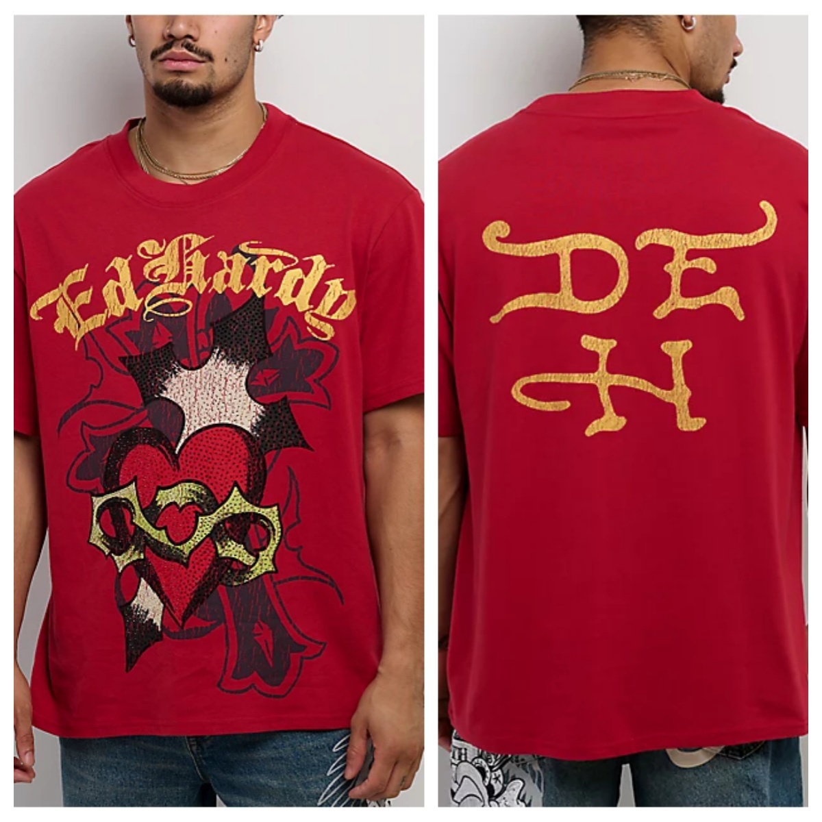 Sacred Heart Red Ed Tattoo Art - Streetwear Brand Heart recension och pris